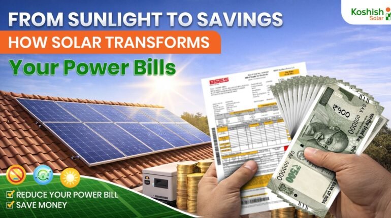 Solar power savings