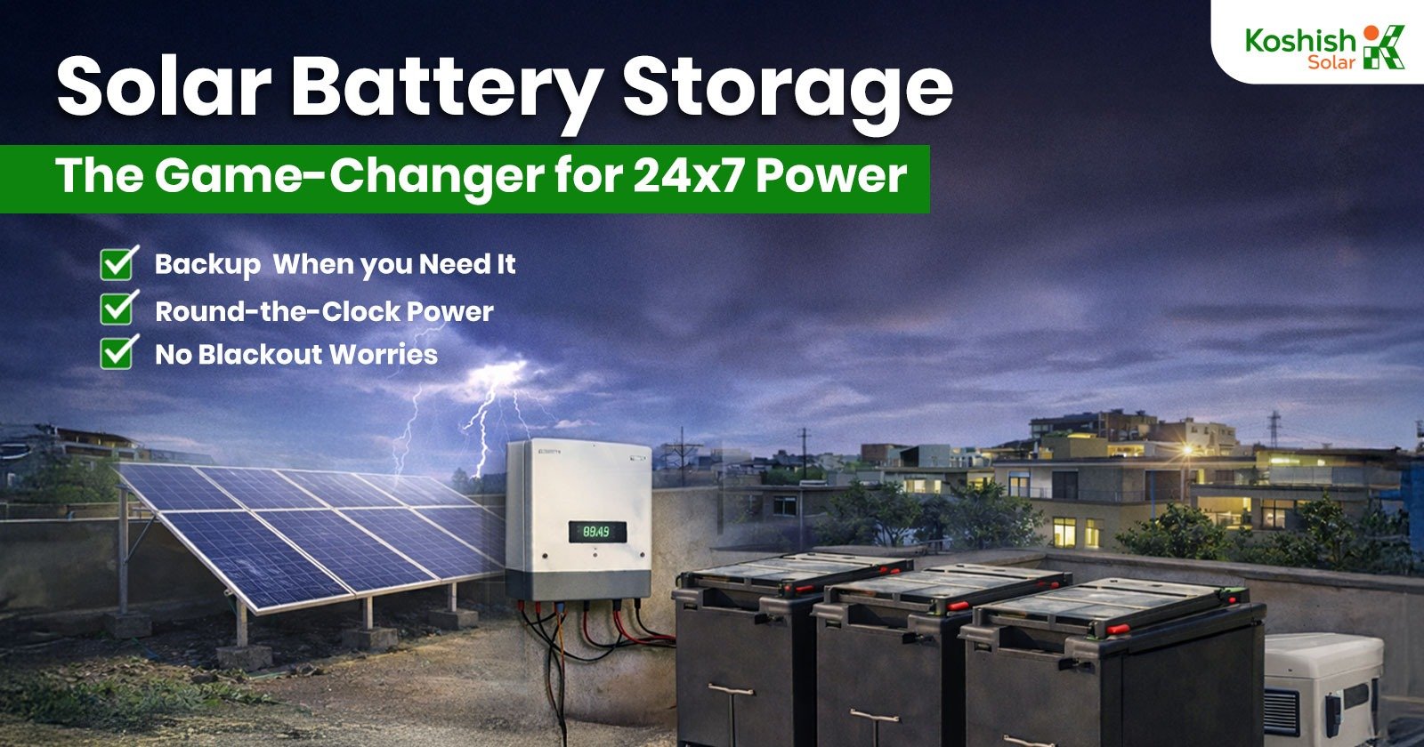 solar battery storage