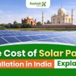 the cost of solar panel
