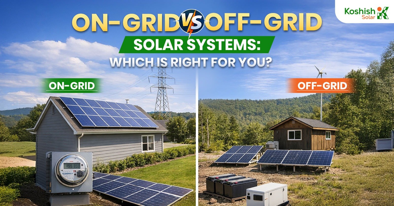 on-grid vs off-grid solar